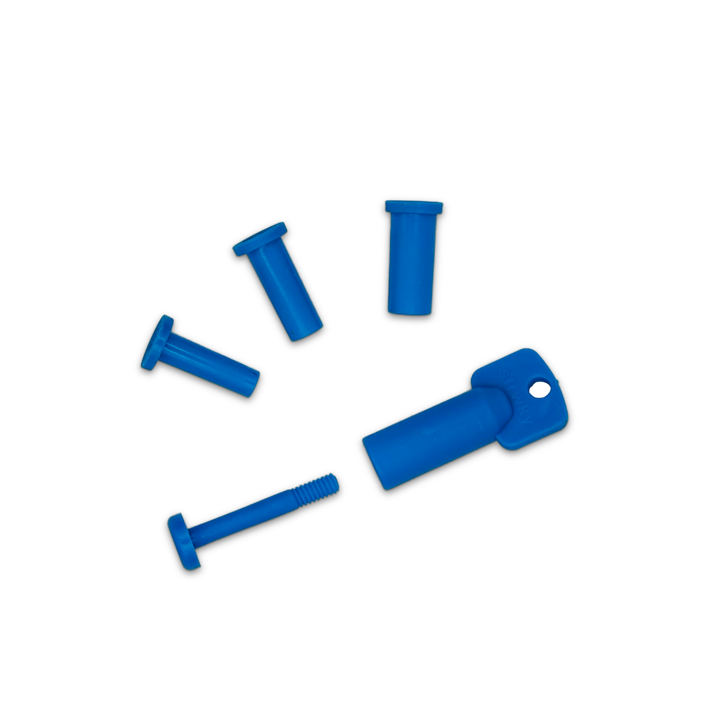 Los Strwky mondstuk in blauw