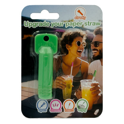 Strwky groen in de verpakking